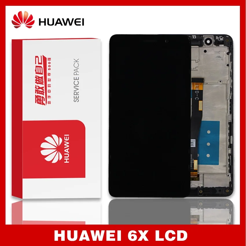 5 дюйма для Huawei Honor 6X ЖК-дисплей фотография цифровой преобразователь сенсорного