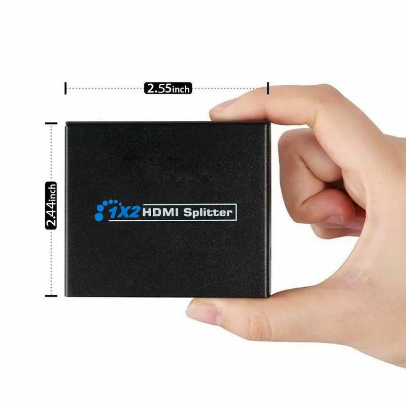 4K HDMI split ter Full HD 1080p видео Коммутатор HDMI коммутатор 1 усилитель X-box Out PS3 Dual для HDTV 1X2 для отображения 2 3D split J7E6