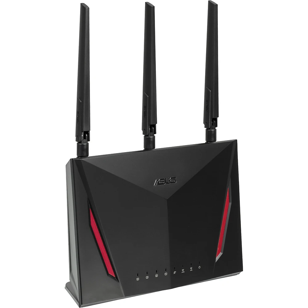 Роутер беспроводной Asus RT-AC86U AC2900 10/100/1000BASE-TX/4G ready черный