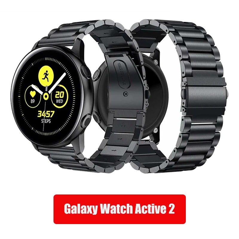 20mm Metal Wristband Strap for Samsung Galaxy Watch 42mm band stainless