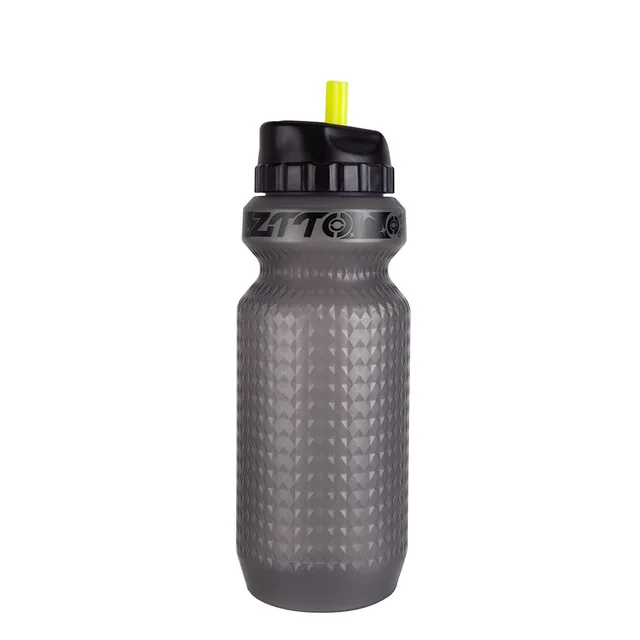 ZTTO велосипед чайник MTB велосипед умная бутылка для воды герметичная Открытый велосипед спортивный напиток чашка Велоспорт Портативный плистический велосипед запчасти - Цвет: black