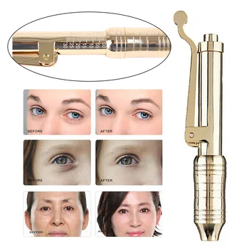 

Massage Lip Injection Wrinkle Removal Face Portable Hyaluronique Pen Tick Mark Water Atomizing Skin Care Gold Plated Lifting
