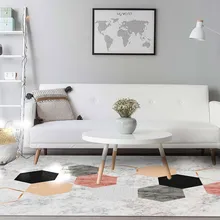 Креативный клетчатый ковер гостиная журнальный столик одеяло Детский напольный коврик для спальни прикроватный коврик Ванная комната нескользящий водонепроницаемый