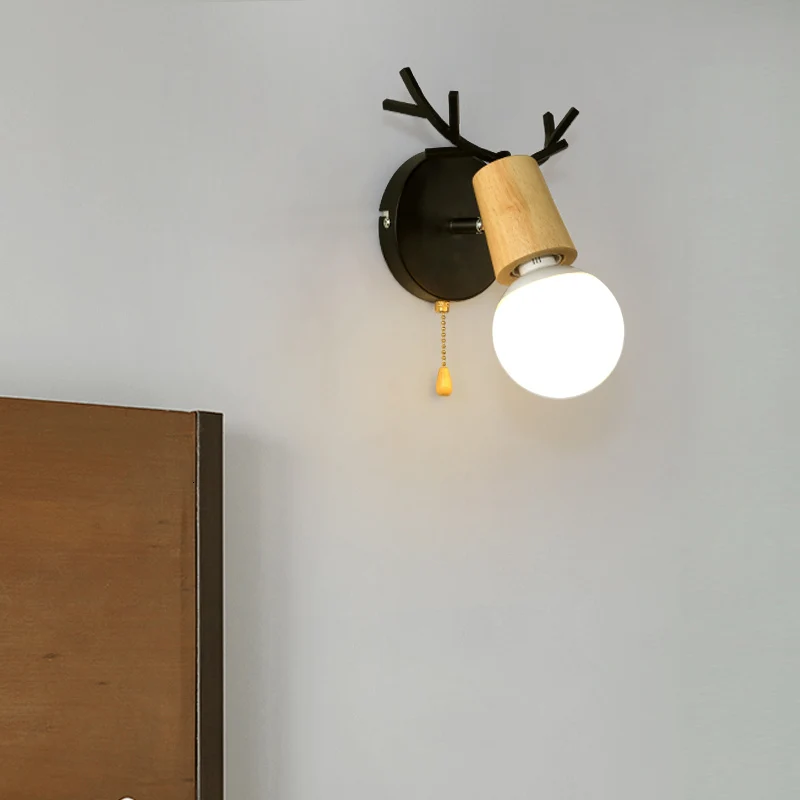 

Nordic Minimalism Gold Led Bedside Wall Lamps Concise Glass Ball Study Mirror Bathroom Light Fixtures Free Shipping