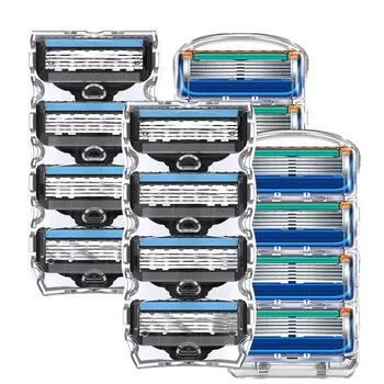 

TFLYSHAVE Manual Men Shaver Razor Blade 5 Layer Blade Replaceable Blades Compatible with Fusion