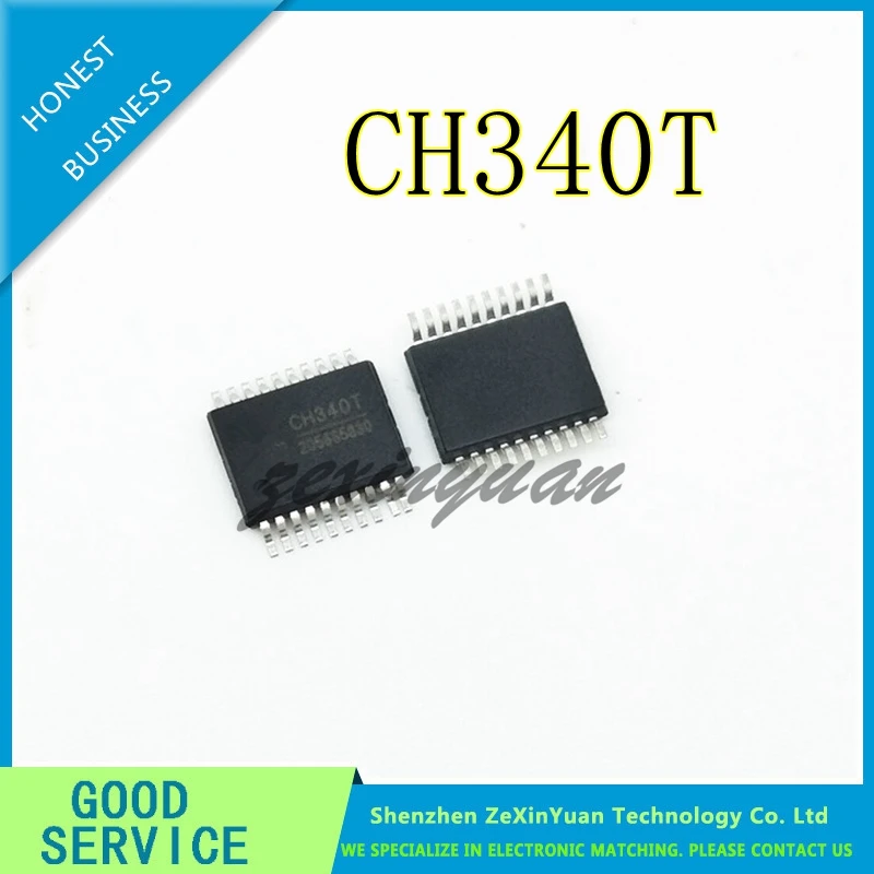 5 шт. 10 Новый CH340T CH340 SSOP20 чип последовательного интерфейса | Электроника