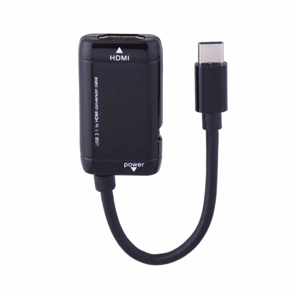 USB 3,1 type C к HDMI 1080P адаптер USB-C к HDMI конвертер для мобильных устройств высокой четкости ссылка Android смартфон планшет