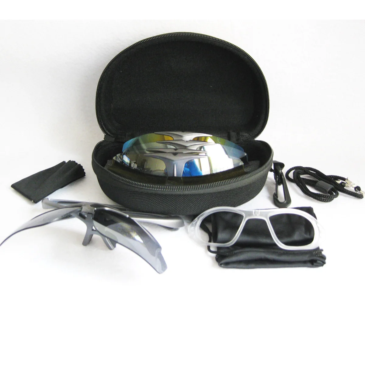 

SPORT Sunglasses with Myopia Frame Outdoor Myopia Flip Glasses Can Be Doubled Shooting Eyes