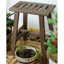 

Country Chic Handmade Vintage Wood Stool Plant Stand Side Decor