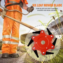 Cortador de grama, acessório geral, cabeça de corte de 6 folhas, capinação, para cortador de grama