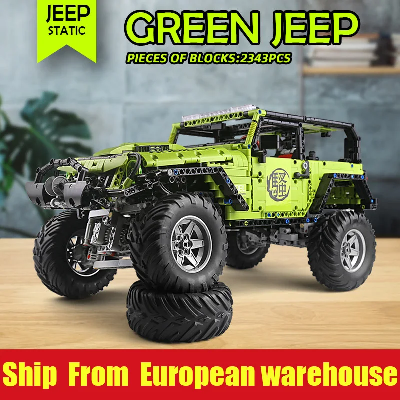 Высокотехнологичная модель автомобиля Yeshin J902 MOC-5140 Jeeped Wranglers Rubicon набор для сборки
