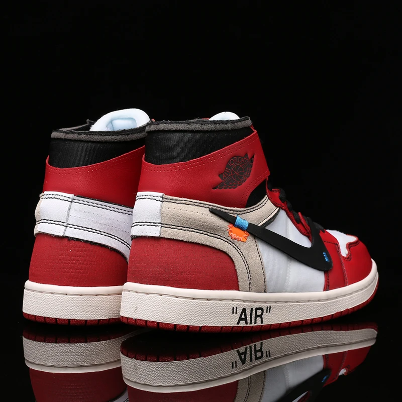 Ow зимние Off White Air унисекс Baskeball Jordan и барсуком; Для женщин Для мужчин Force 1/один большой Размеры Спорт на открытом воздухе с шарами;