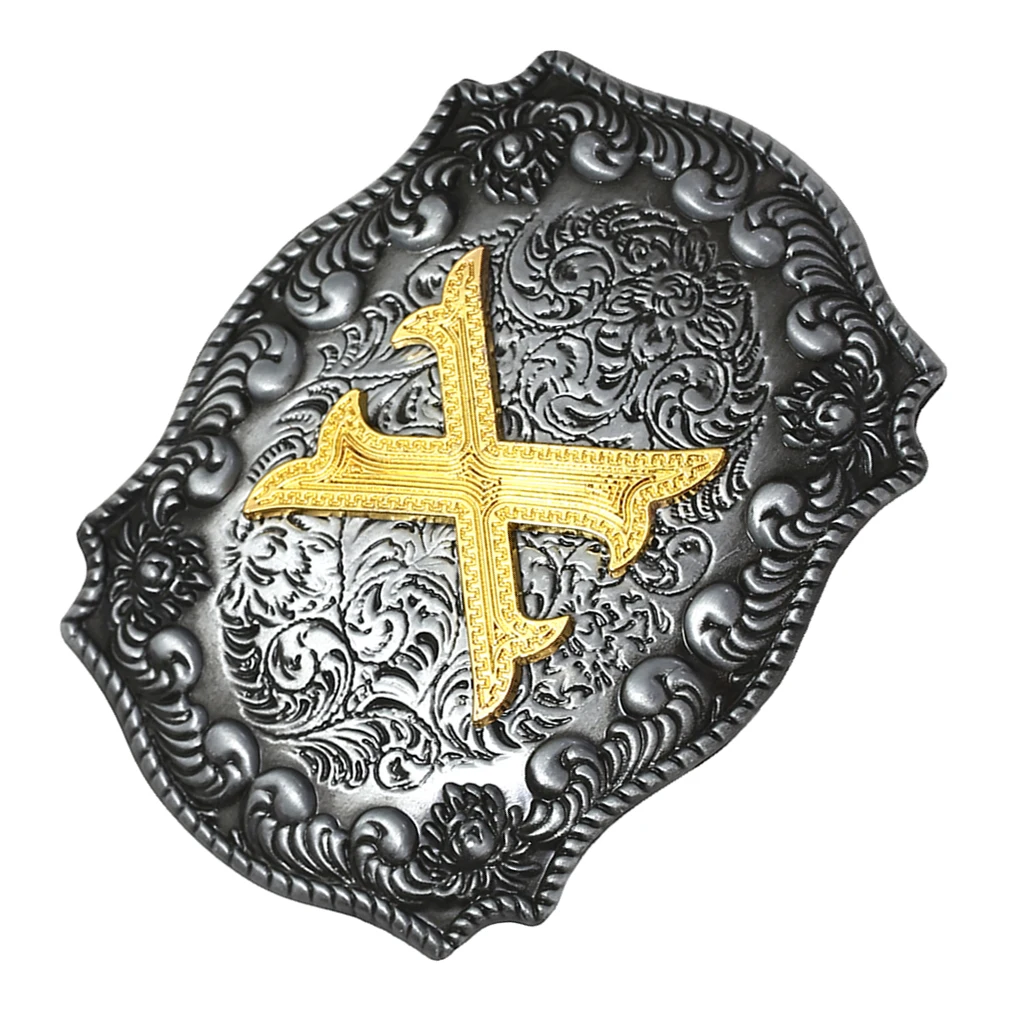 Luxurious Man Belt Buckle Novelty Women Cool Golden Initial Letters ABCDWXY-Z Mens Cowboy Waist Belt Buckle Indian Metal Buckle