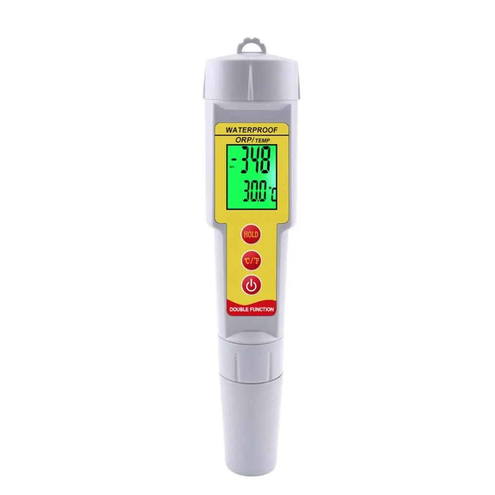 

Portable ORP/TEMP Meter Negative Redox Oxidation Reduction Potential Tester Pen Digital Water Quality Monitor