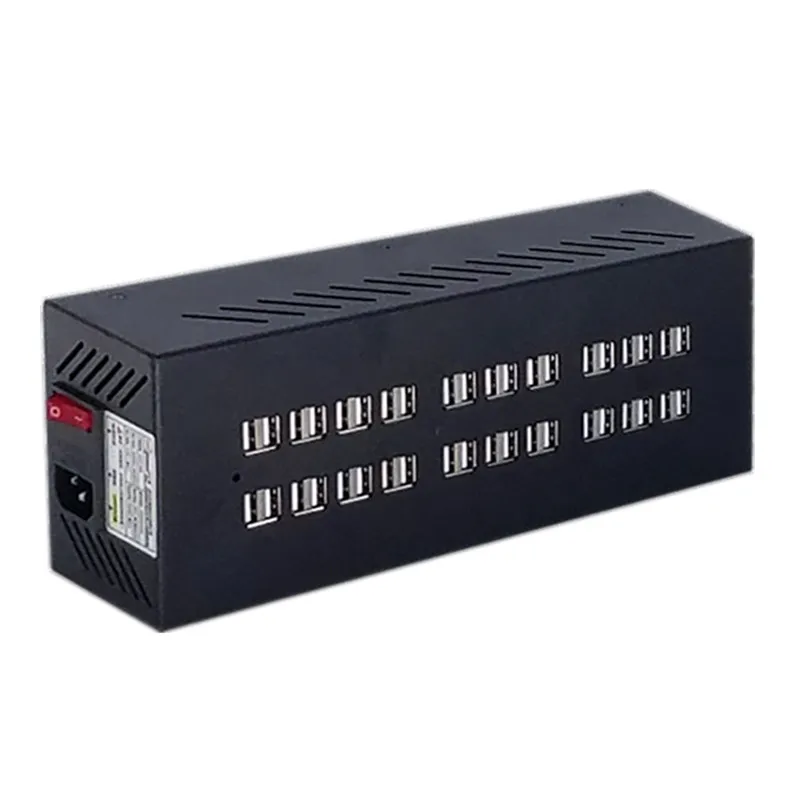 

40 Mouth USB Smart Charger 1A Or 2A Mobile Phone 5V Fast Charge Multi-port Charger Aging Power Supply Manufacturers