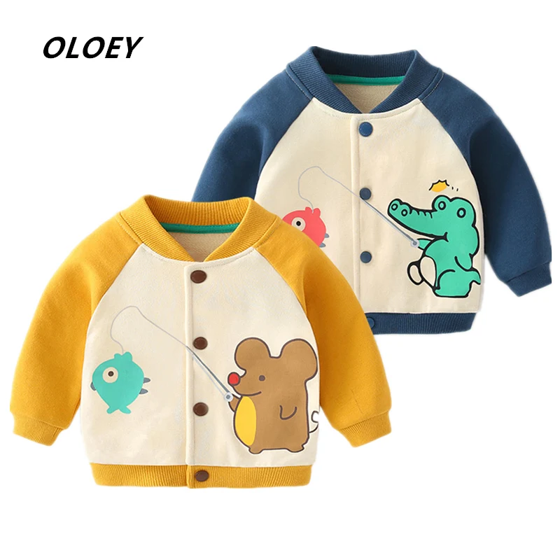 

2019 Baby Coat Autumn Cartoon Baby Sweater Textile Cotton Soft And Comfortable 1-9 Years Old Children's Jacket Fashion