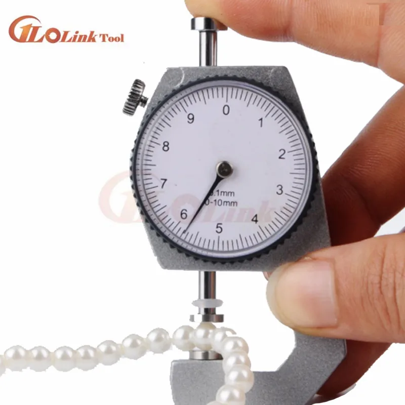 Dial Thickness Gauge Curved Tip 0-10mm/0-20mm For Hollow Pipe Or Circular Tube Caliper Gauge Measuring Tools paint thickness gauge thickness gauge