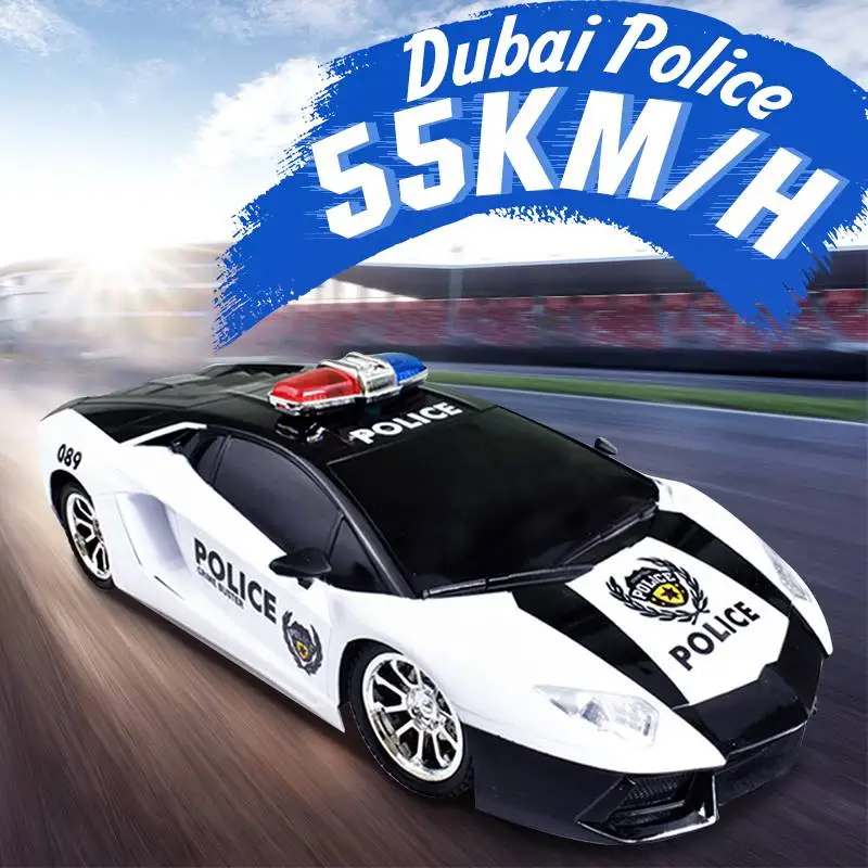 1:12 55 км/ч Радиоуправляемый автомобиль высокоскоростная фара RC PoliceCar радио управление Спорт RC Дрифт автомобиль с дистанционным управлением модель игрушки мальчик игрушка подарок