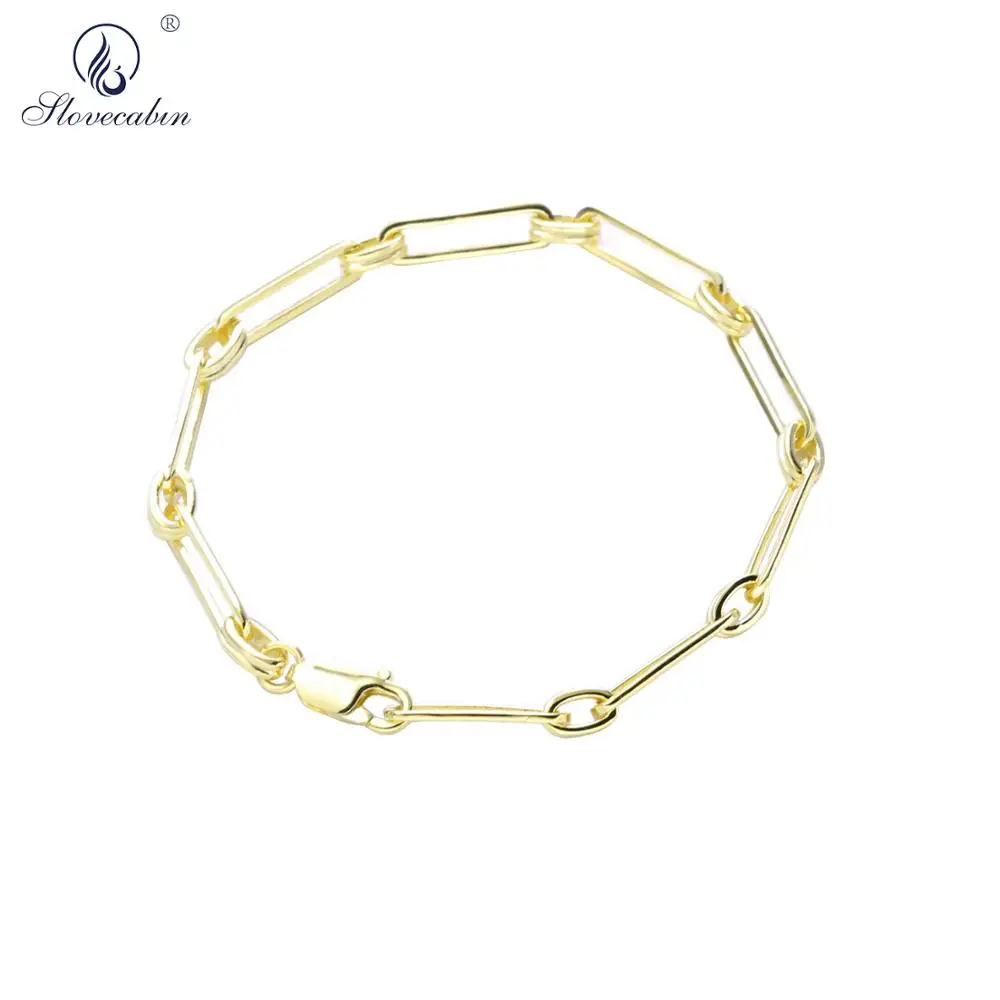 

Женский браслет-цепочка в стиле панк, из серебра 925 пробы