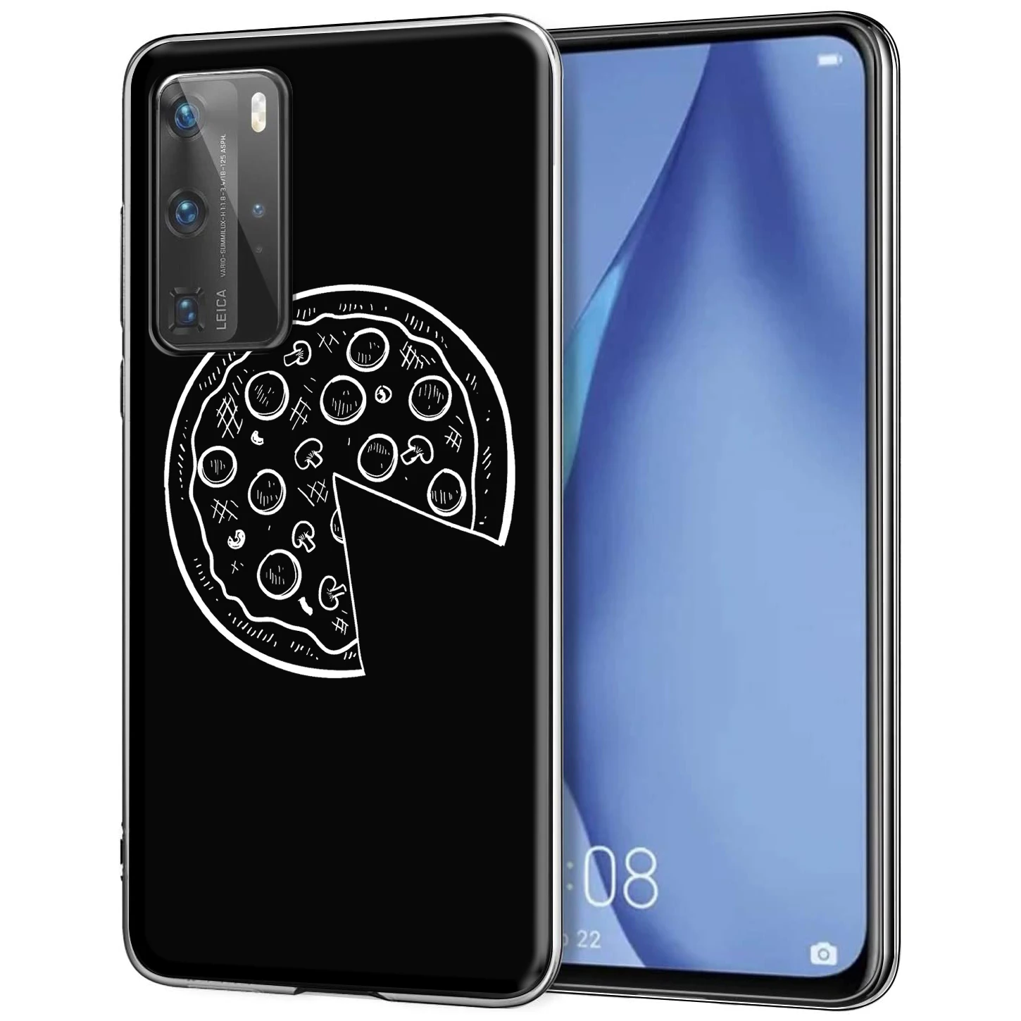 Силиконовый чехол с забавной пиццей для Huawei P Smart P10 P20 P30 P8 P9 Lite Pro 2019|Бамперы| |