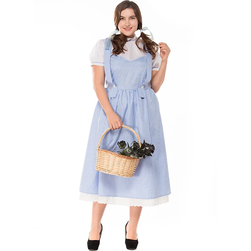 Umorden Adult Dorothy Wizard Of Oz Dress Costume Plus Size Xxxl Women Halloween Classic Costumes Cosplay Holidays Costumes Aliexpress