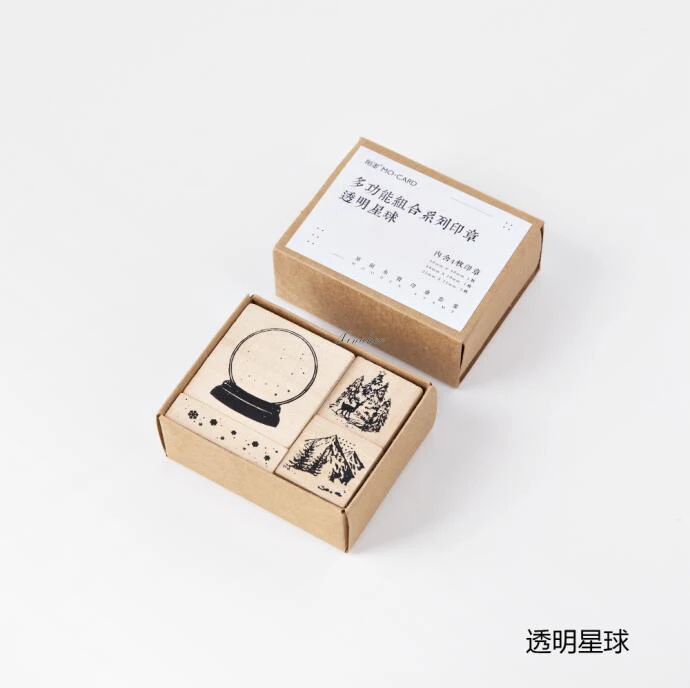 1set Vintage plant digital collocation stamp DIY wooden rubber stamps for scrapbooking stationery scrapbooking standard stamp - Цвет: A