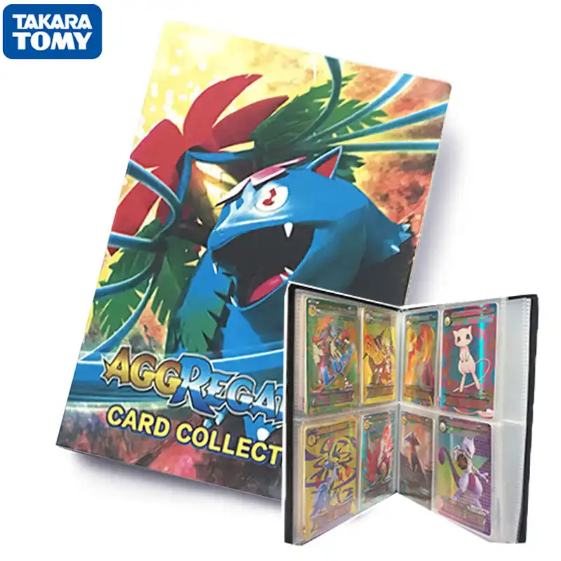 240個新ポケモンカードアルバムブック漫画アニメゲームカードフォルダホルダーvmax Gxコレクションクールタカラトミー子供おもちゃギフト ゲーム コレクションカード Aliexpress