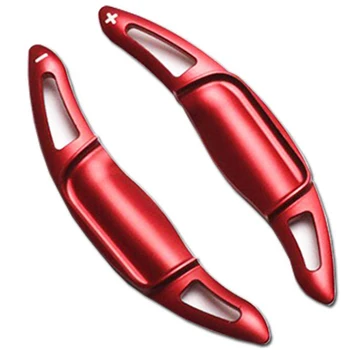 

Aluminum Steering Wheel Paddle Shifter Extensions Covers for 2018 2019 Toyota Camry (Sport Red Matte Finish)