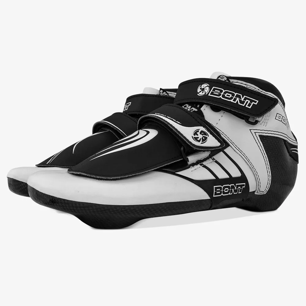 Оригинальные короткие трековые ботинки Bont ST Z boot speed ледовые роликовые коньки Heatmoldable Углеродные волокна Competetion гоночные ролики