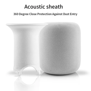 

Durable Textile Net Smart Speaker Use Anti Scratch Case Protective Cover Practical Easy Install Accessories Portable For HomePod