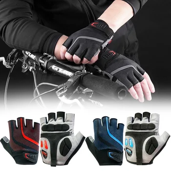 

Cycling Gloves Mountain Bike Gloves Half Finger with Shock Absorbing Breathable for Summer WHShopping