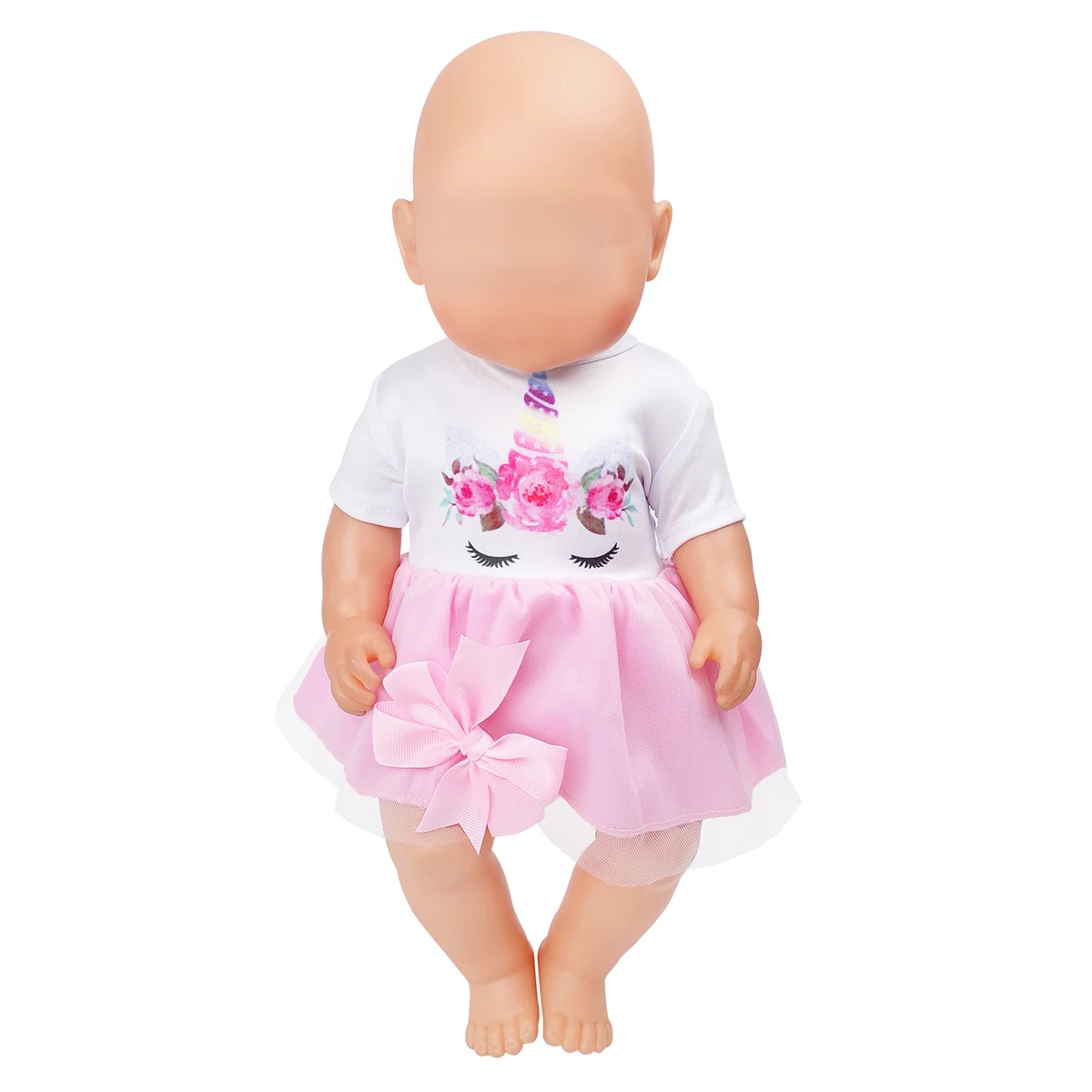 Детская кукольная одежда PellyBaby для новорожденных Размер 40 43 см платье пачка в