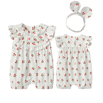 

Baby short-sleeved jumpsuit baby summer dress newborn clothing