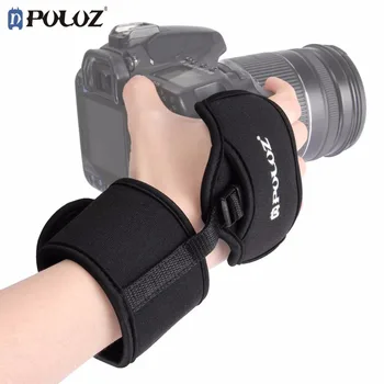 

PULUZ Soft Neoprene Camera Strap Hand Grip Wrist Strap 1/4 Inch Screw Plastic Plate for Canon Nikon Sony Camera Accessories