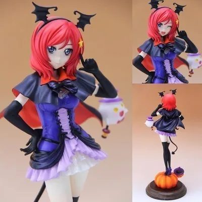 

Pumpkin Halloween 25cm Love Live Maki Nishikino Action Figure Toys Collection Christmas Gift With Box Pvc Model Collection