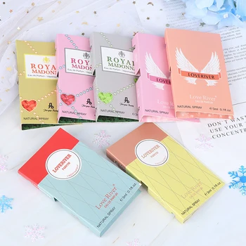 

1PCS 3ML Perfume For Men And Women Atomizer Bottle Glass Fashion Lady Female Parfum Long Lasting Flower Fragrance Deodorant