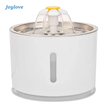 

JOYLOVE Pet Cat And Dog Water Purifier Pet Automatic Window Water Dispenser Feeder Pet Stainless Steel LED Water Dispenser