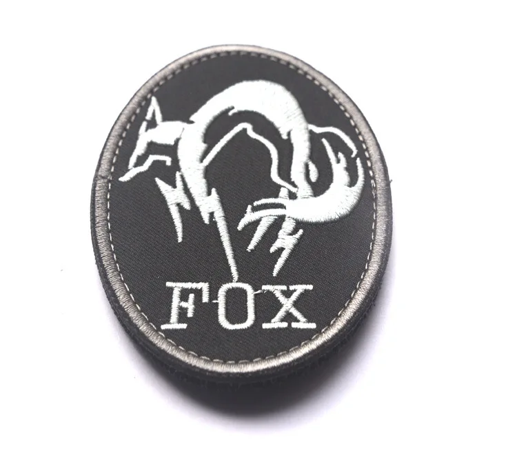 Ao tu duo er уличные наклейки для сумок из лисьего металла оборудование MGS Fox Hound Force вышитые патч