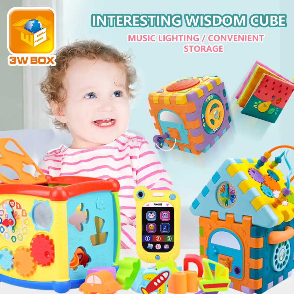 kids learning cube