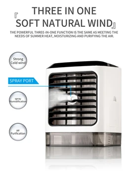 

1PC Three-in-one Air Cooling Fan Adjusts Silent Humidification Cooler To Purify The Air Environmental Air Conditioning Fan