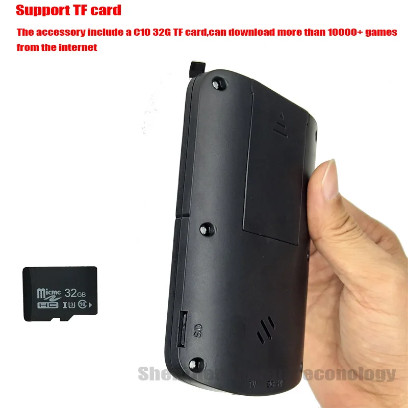 With 512M\\32G TF Card Retro Handheld Video Games Console For NES\\SNES\\MAME\\MD\\GBA 16 Bit Arcade Game Players 10000 Games TV Out