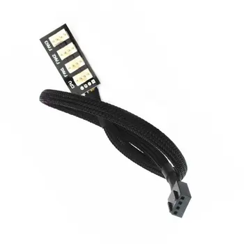 

4-Pin Fan Hub Chassis Fan Adapter Expansion Board Four In One Fan Support Multi-Channel Pwm Fan Support Cold Row