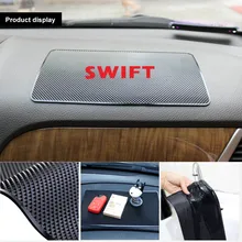 2 шт. автомобильный Противоскользящий коврик для Suzuki Swift силиконовый автомобильный нескользящий коврик для приборной панели липкий коврик