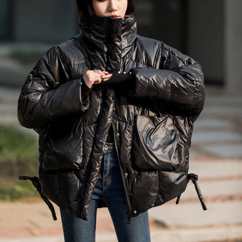 Fitaylor Winter Women Stand Collar Jacket 90%