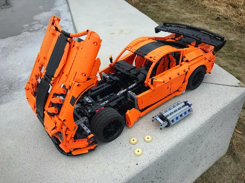 2019 новая технология строительный блок шестерни MOC 13655 ACR спортивный автомобиль