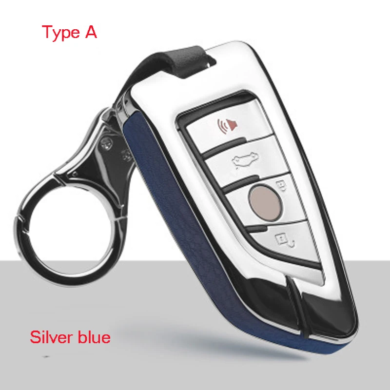 

1Pcs Car Key Case for BMW 3 Series X1 X3 X5 Aluminum Alloy Key Shell Key Case Key Chain Auto Accessories Supplies