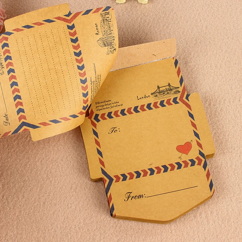 45 шт. милые крафт бумага конверт блокноты Papeleria Kawaii Канцтовары планировщик Sticky Notes