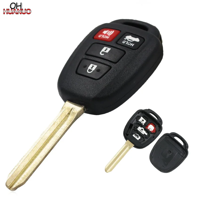 Распродажа! Чехол для Toyota Camry RAV4 2012 4 кнопки 3 + 1 кнопки|case 3|case replacementbutton remote |
