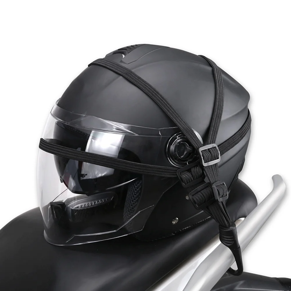 60CM Motorcycle High-strength Storage Helmet Rope Luggage Motocross Net E-bike Elastic