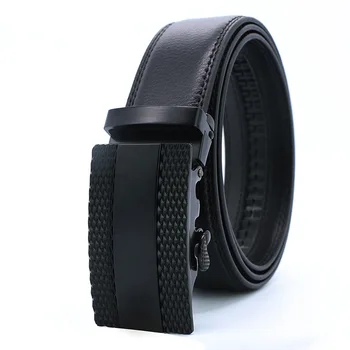 

Men's Leather Belt Leather Automatic Buckle Leather Belt Men's Belt
